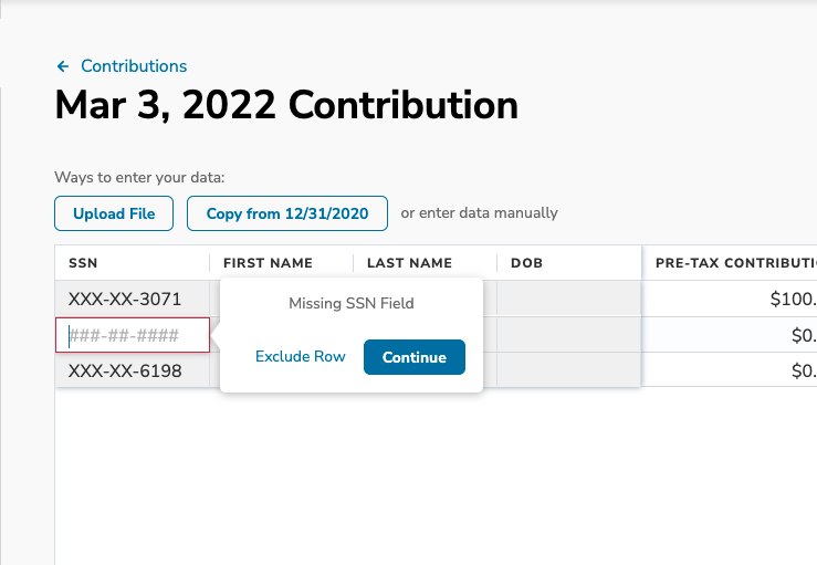 Managing Contribution Validation Errors – Vestwell Help Center