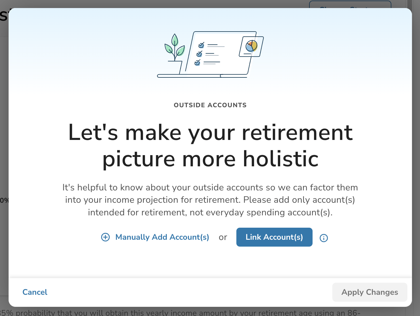 Adding Outside Accounts
